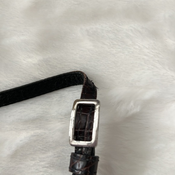 Brighton Trifold Blk/Brn wallet with crossbody strap (EUC) - Picture 8 of 10